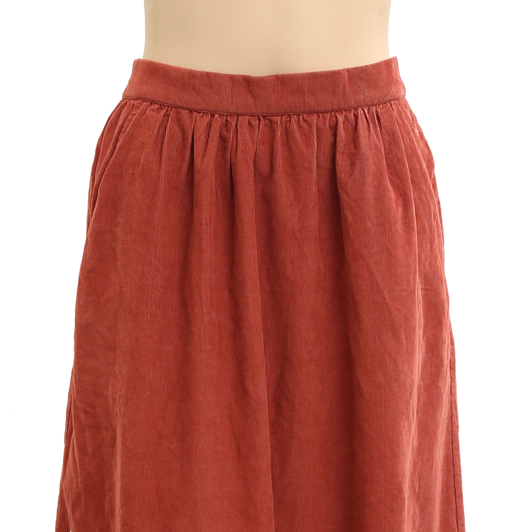 Voyageur By Mersea Corduroy Maxi Skirt