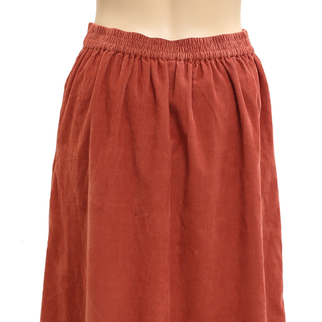 Voyageur By Mersea Corduroy Maxi Skirt