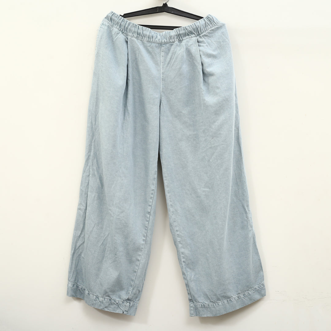 Free People Tidal Moon Low-Rise Pull-On Trouser Pants
