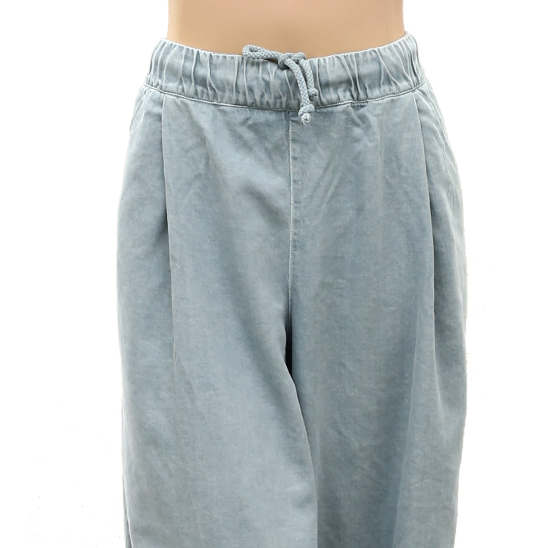 Free People Tidal Moon Low-Rise Pull-On Trouser Pants