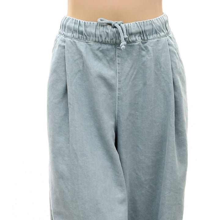 Free People Tidal Moon Low-Rise Pull-On Trouser Pants