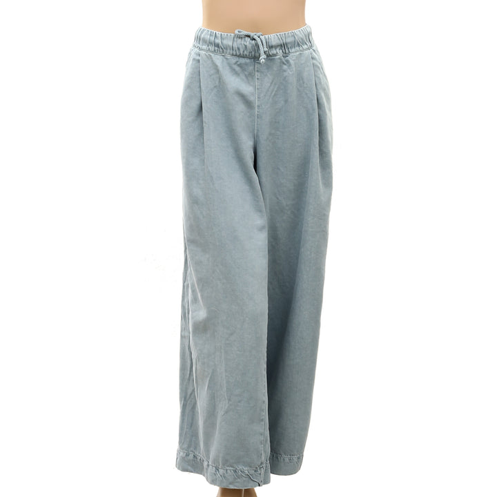 Free People Tidal Moon Low-Rise Pull-On Trouser Pants