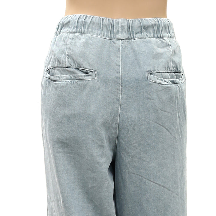 Free People Tidal Moon Low-Rise Pull-On Trouser Pants