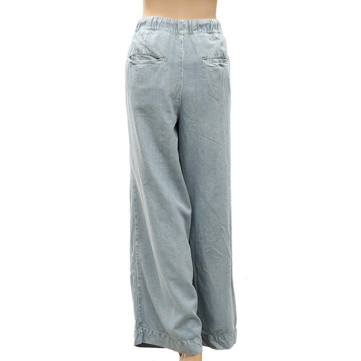 Free People Tidal Moon Low-Rise Pull-On Trouser Pants