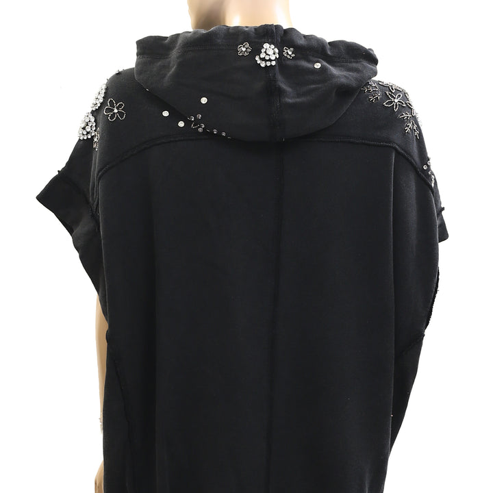 Free People We The Free Diamond In The Rough Vest Hoodie Top