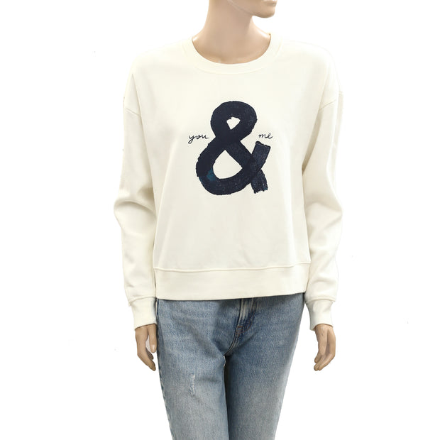 Maeve Anthropologie Roomytown You & Me Sweatshirt Top