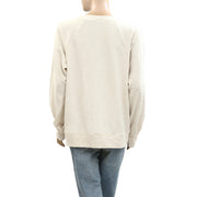 Liv Lee x Anthropologie Crew-Neck Sweatshirt Top