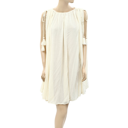 Free People Endless Summer Solid Ruched Mini Dress