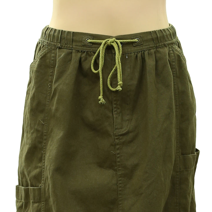 Damson Madder Anthropologie Vika Utility Midi Skirt