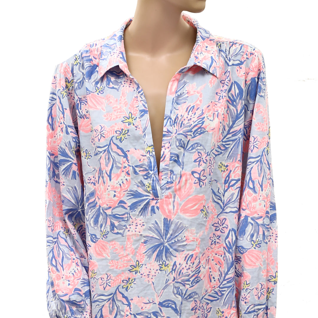 Lilly Pulitzer Kique Long Sleeve Cover-Up