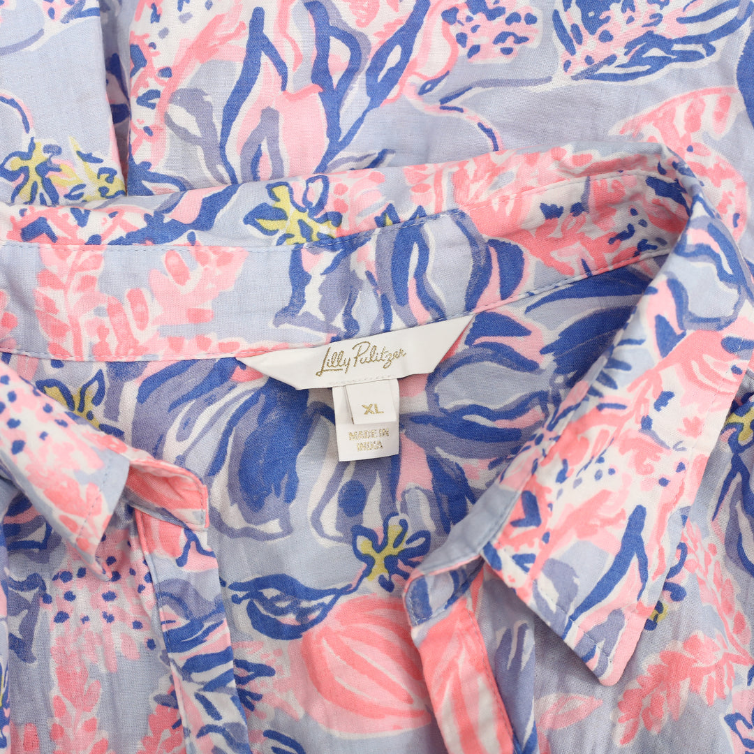 Lilly Pulitzer Kique Long Sleeve Cover-Up