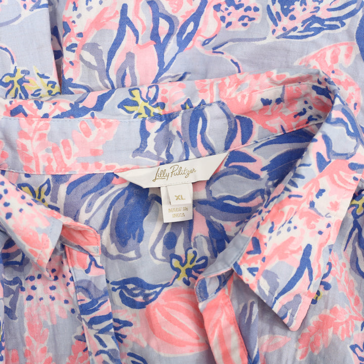 Lilly Pulitzer Kique Long Sleeve Cover-Up