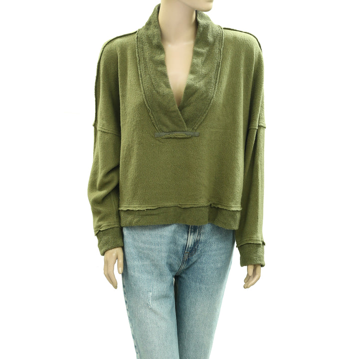 Free People Intimately Chill Beat Lounge Blouse Top