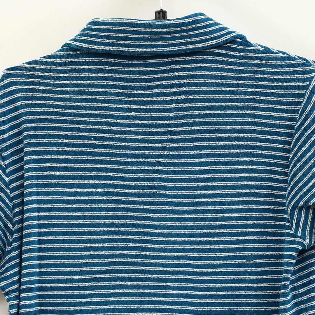 Criquet Terrycloth Multi Striped Men's Polo T-Shirt