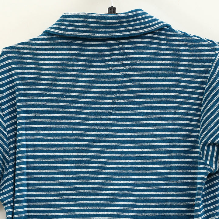 Criquet Terrycloth Multi Striped Men's Polo T-Shirt