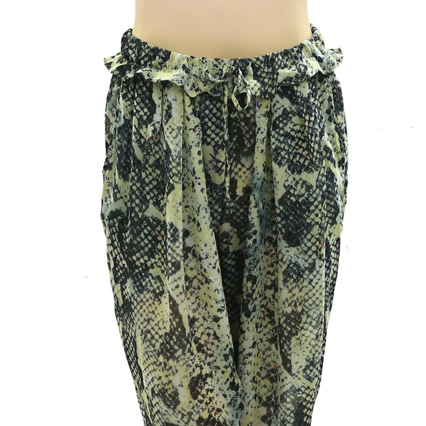 Isabel Marant Snake Print Trouser Pants