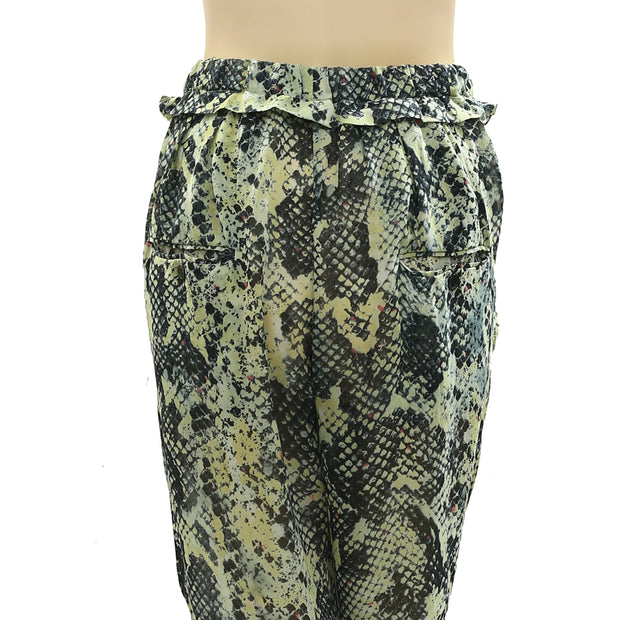 Isabel Marant Snake Print Trouser Pants