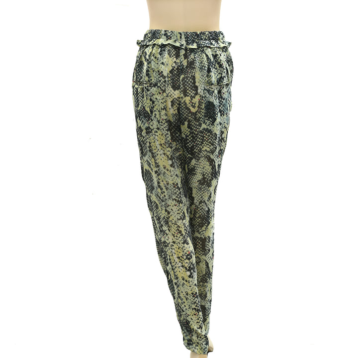 Isabel Marant Snake Print Trouser Pants