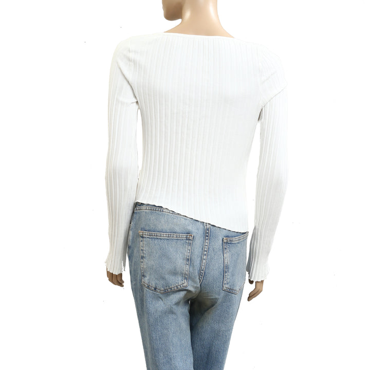 Free People Tilly Long-Sleeve Cardi Blouse Top