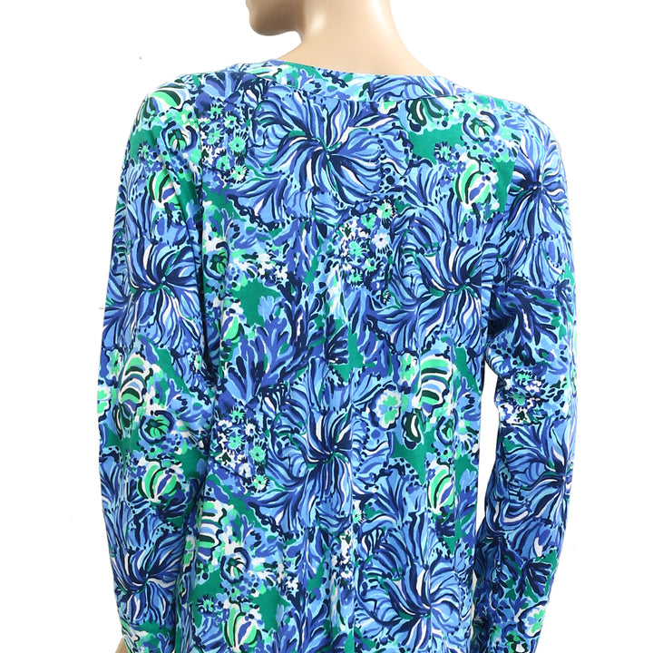 Lilly Pulitzer Floral Printed 3/4 Sleeve Mini Dress