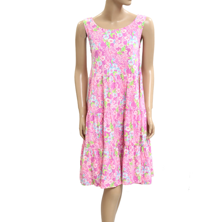 Lilly Pulitzer Floral Printed Tiered Maxi Dress