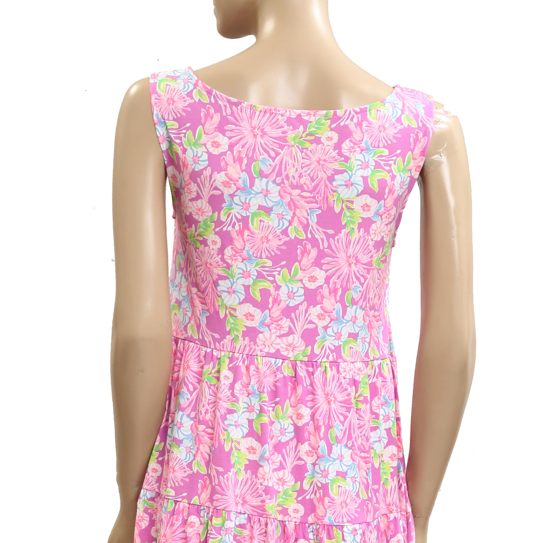 Lilly Pulitzer Floral Printed Tiered Maxi Dress