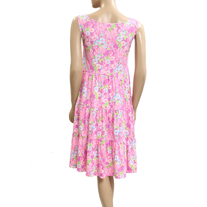 Lilly Pulitzer Floral Printed Tiered Maxi Dress