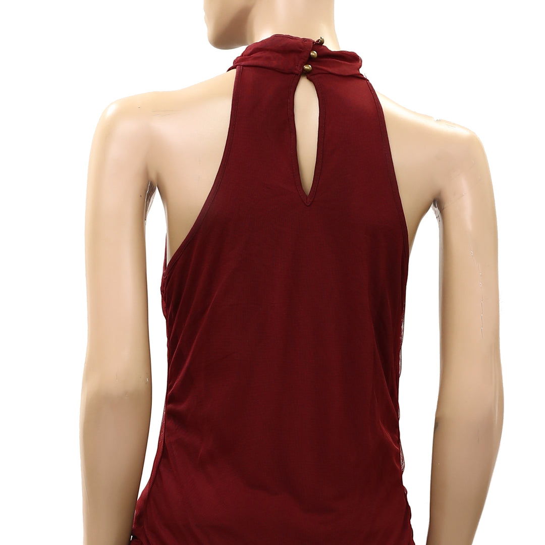 By Anthropologie Backless Mock-Neck Tank Top