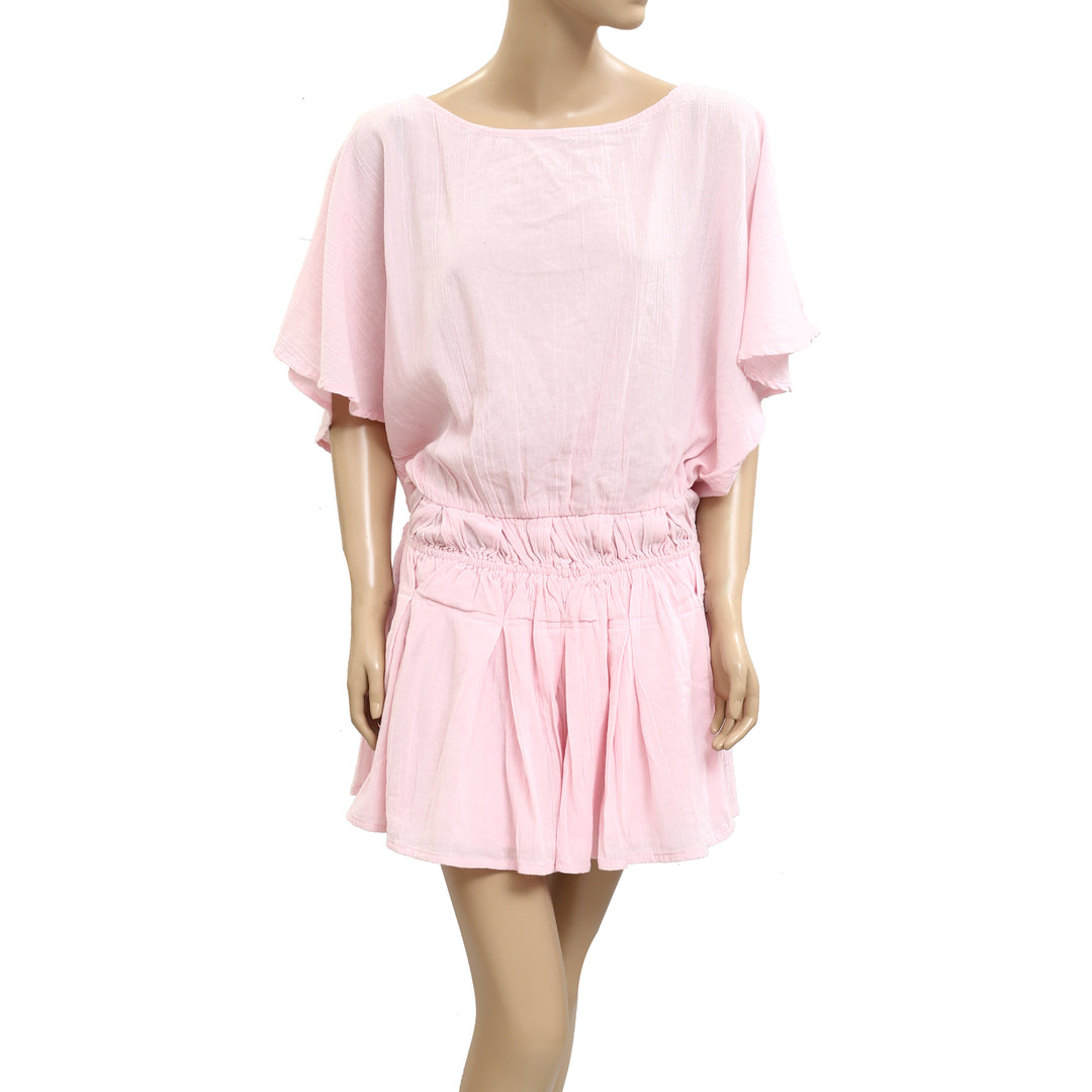 free people pink and white dress Free People Women's Primavera Stripe Cotton Midi Dress, Medium