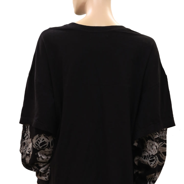 Urban Outfitters Graphic Print Tee Tunic Top