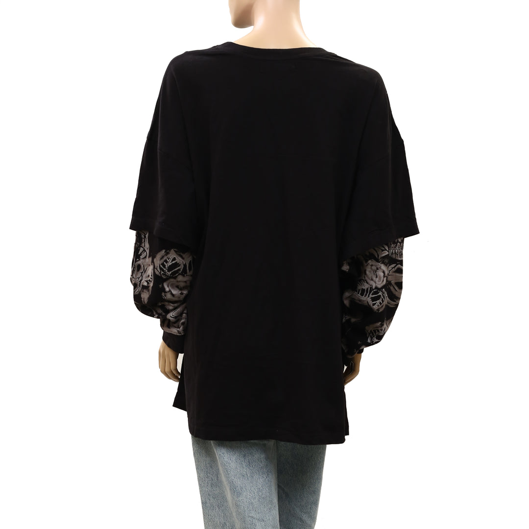 Urban Outfitters Graphic Print Tee Tunic Top
