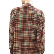 BDG Urban Outfitters Dani Flannel Shirt Tunic Top