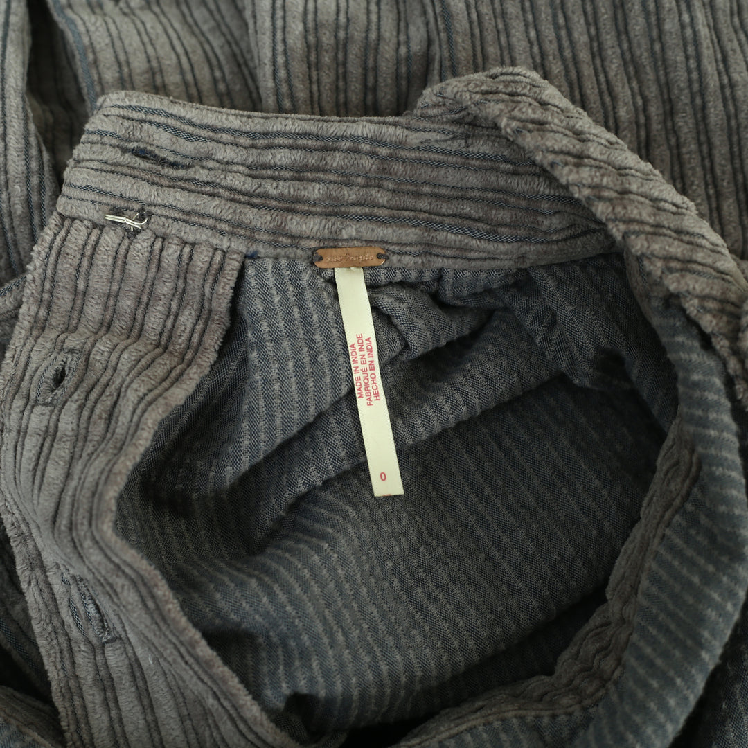 Free People The Other Side Corduroy Midi Dress