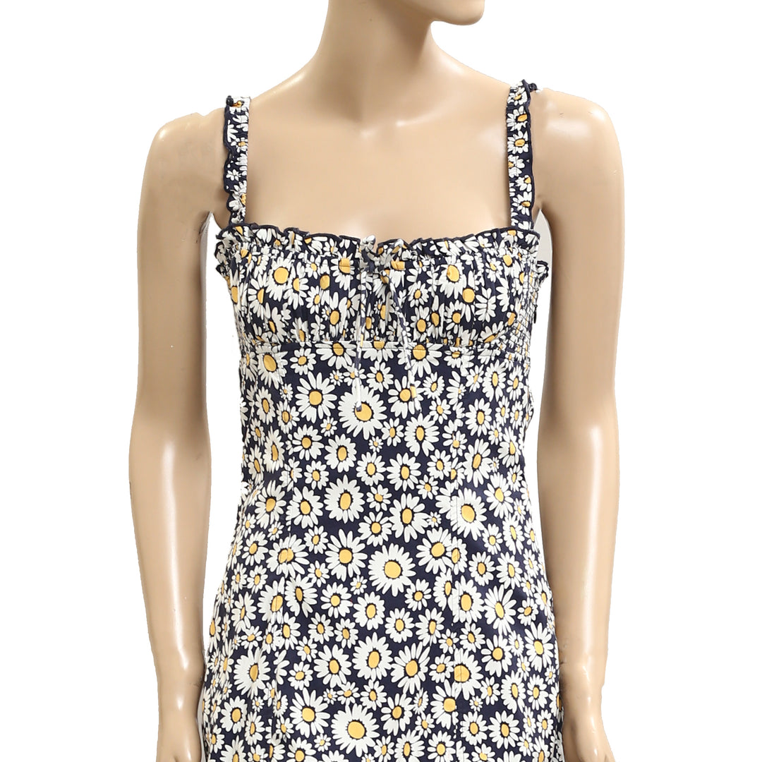 Free People Lucinda Plaid Print Tank Midi Dress