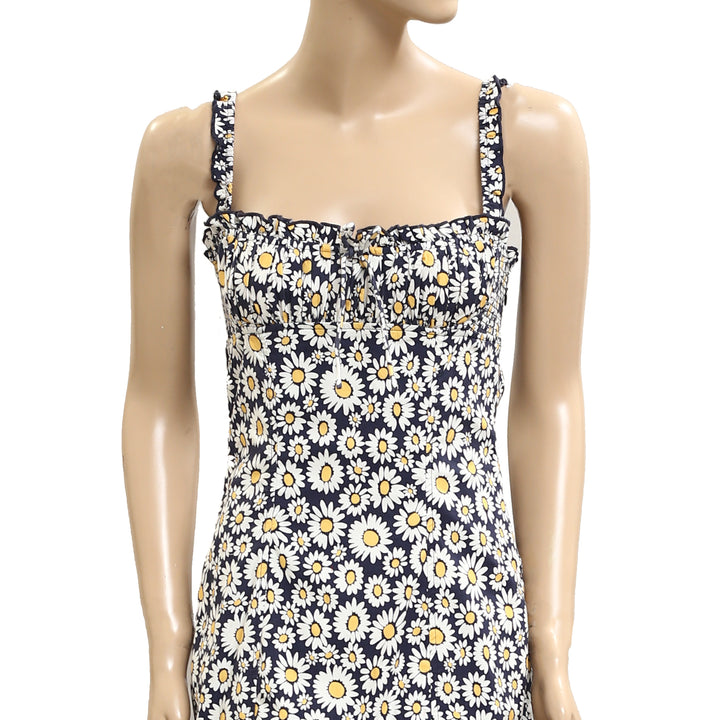 Free People Lucinda Plaid Print Tank Midi Dress