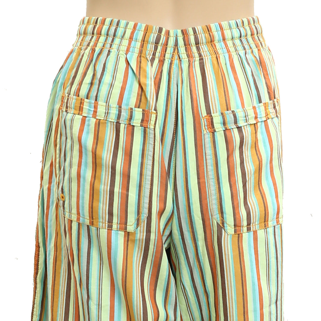 Free People Saylor Poplin Stripe Shorts