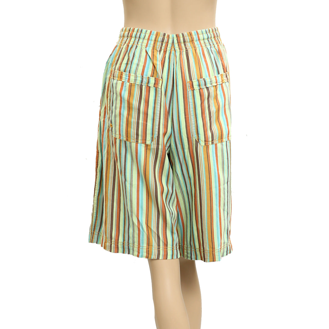 Free People Saylor Poplin Stripe Shorts