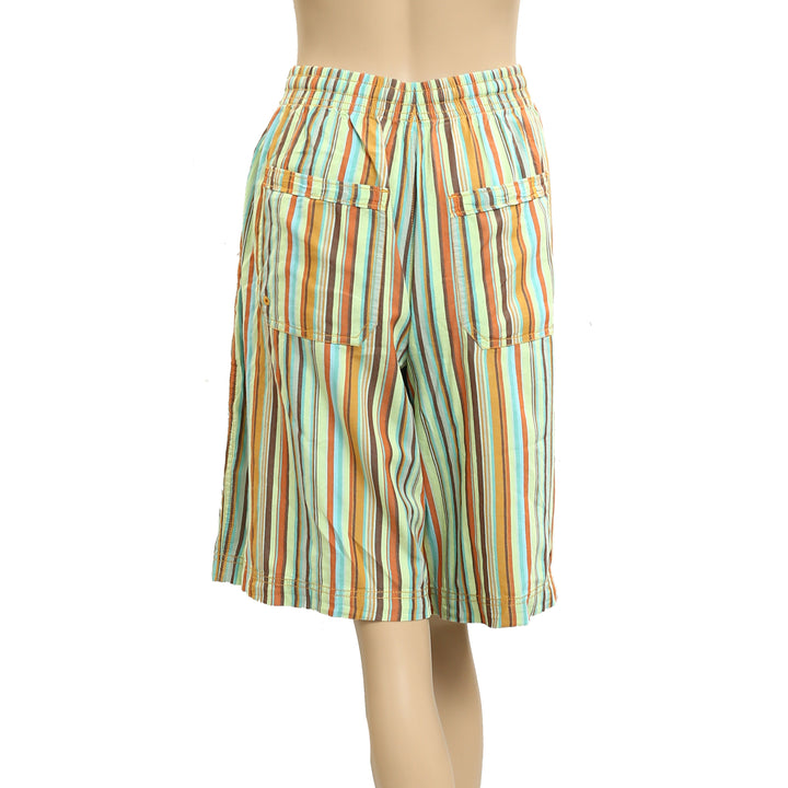 Free People Saylor Poplin Stripe Shorts