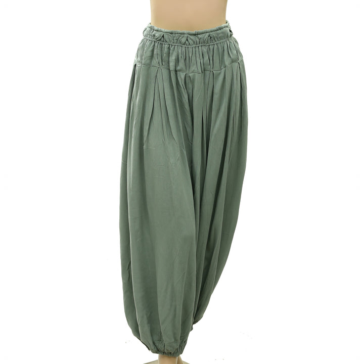 Free People Fee-est Bubble Balloon Leg Smocked Herma Pants