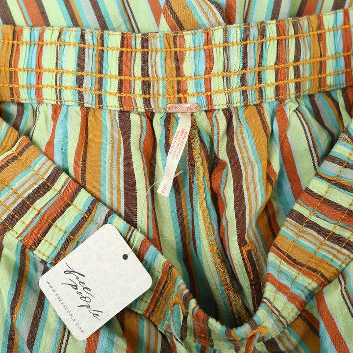 Free People Saylor Poplin Stripe Shorts