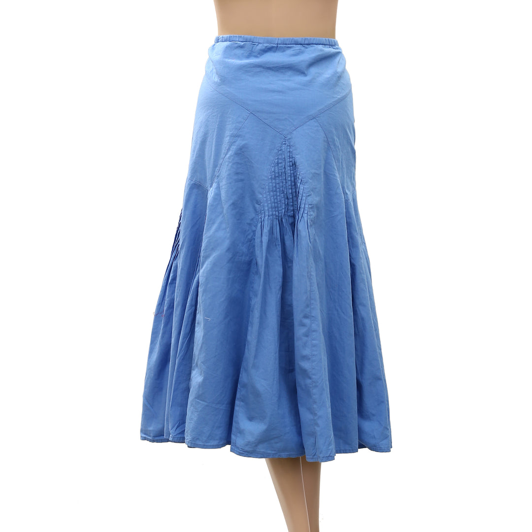 Anthropologie By Maeve Pintuck Midi Skirt