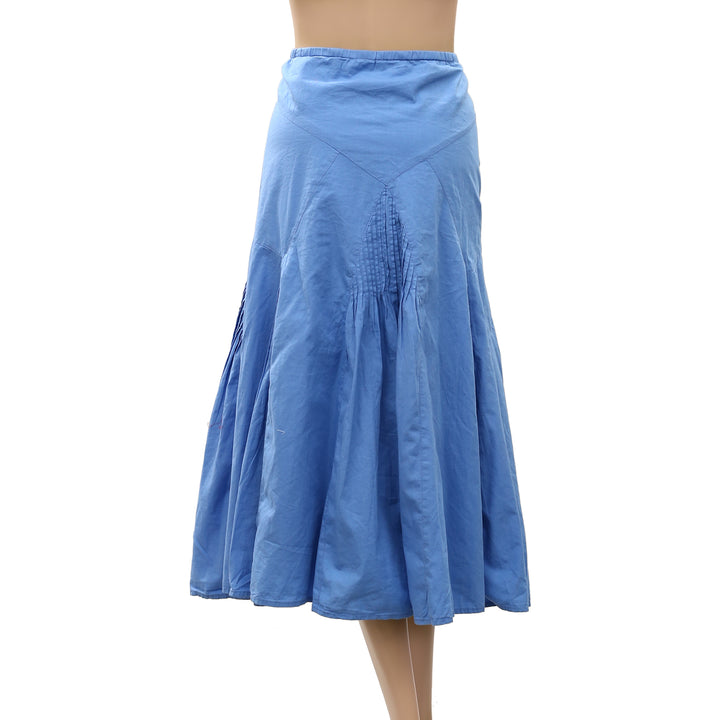 Anthropologie By Maeve Pintuck Midi Skirt