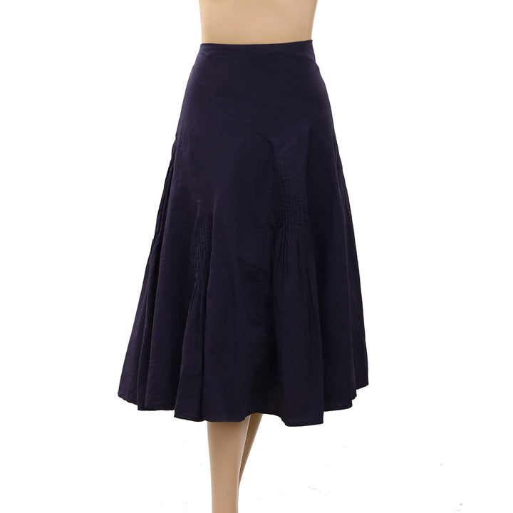 Anthropologie By Maeve Pintuck Midi Skirt