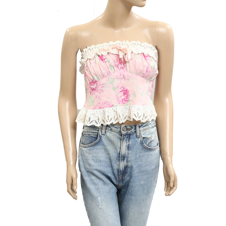 Free People Dolly Tube Cropped Top