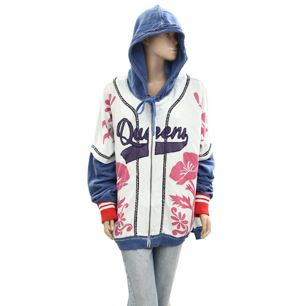 Free People We The Free Royals Hoodie Jacket Top