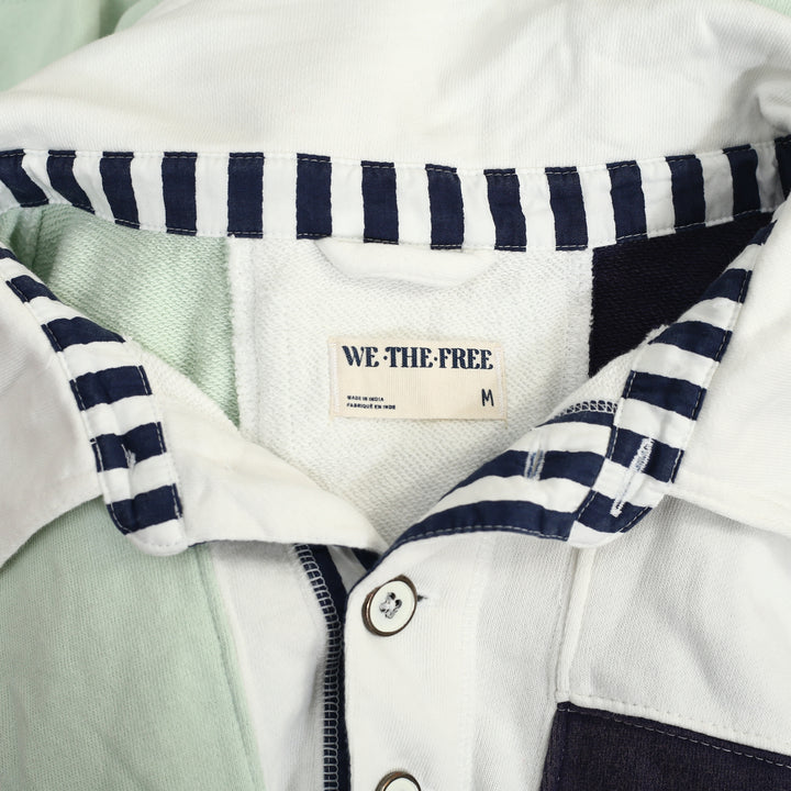 Free People We The Free American Dream Polo Pullover Top