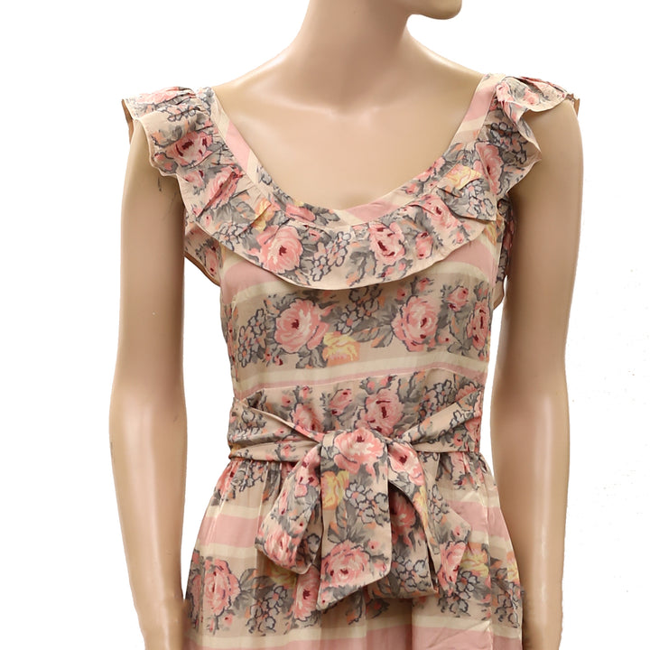 LoveShackFancy Joanne Silk Maxi Dress