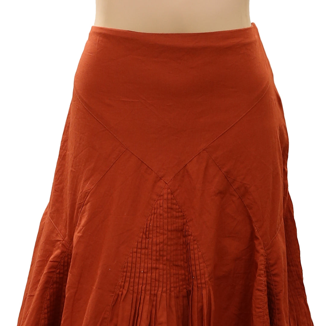 Anthropologie By Maeve Pintuck Midi Skirt