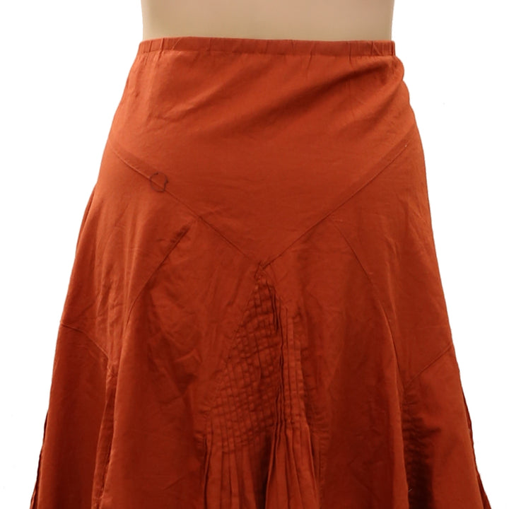 Anthropologie By Maeve Pintuck Midi Skirt