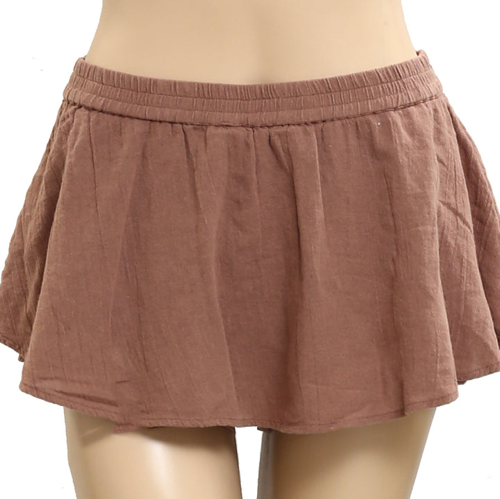 Free People Mid-rise Pull-on Mini Skort Shorts